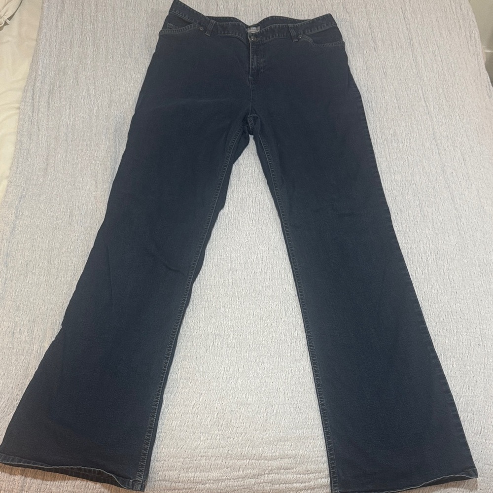 J. Jill Navy Wide Leg Women's Jeans